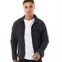 Brave Soul Mens Otley Lightweight Shacket Black