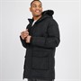 Brave Soul Parka Herren Jethrow Tech Langer Schnitt Schwarz