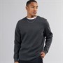 Brave Soul Sweat-Shirt à col rond Homme Gris anthracite chiné