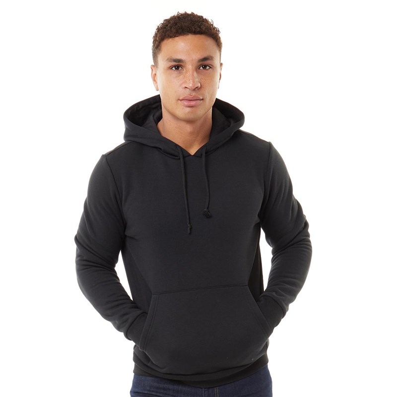 Buy Brave Soul Mens Hugh Hoodie Black