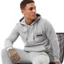 Brave Soul Heren Samb Hoodies Gemeleerd Grijs