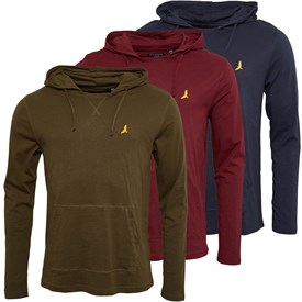 Brave Soul Mens Slytherin Three Pack Hoodies Navy/Khaki/Burgundy