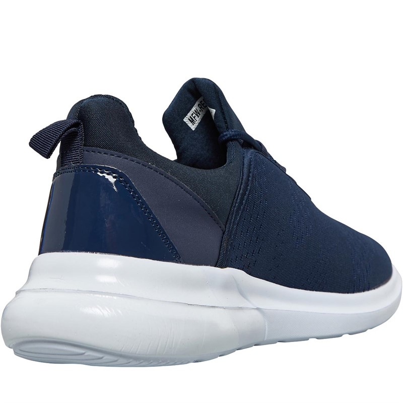 Brave Soul Mens Reflect Knit Trainers Navy