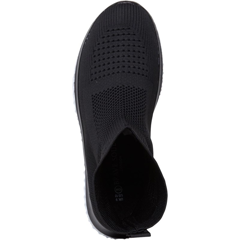 Brave Soul Mens Concorde Trainers Black