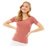 Brave Soul Womens Lovely T-Shirt Clay