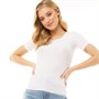 Brave Soul T-Shirts Lovely Femme Blanc
