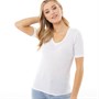 Brave Soul Womens Amy T-Shirt White