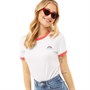 Brave Soul Damskie Cloud T-shirty Biały