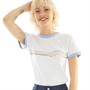 Brave Soul T-Shirts Luise Femme Blanc