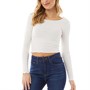 Brave Soul Dame Mindy T-shirts Hvid