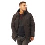 Brave Soul Mens Garth Tach Parka Jacket Black