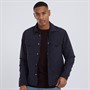 Brave Soul Mens Pearson Shacket Navy
