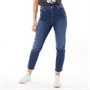 Brave Soul Jeans 3/4 Fran Femme Bleu Moyen