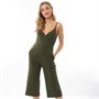 Brave Soul Womens Iris Jumpsuit Khaki