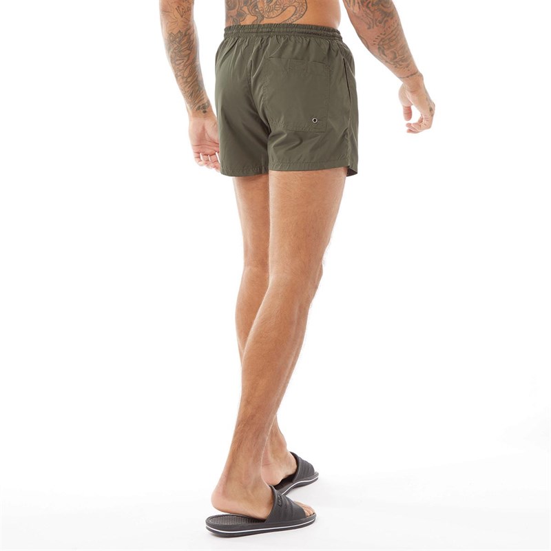 Brave Soul Mens Brink Swim Shorts Khaki
