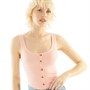 Brave Soul Dames Adora Singlet Perzikkleurig