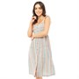 Brave Soul Womens Elena Striped Dress With Pockets Multi Colour Stripe