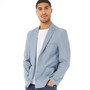 Brave Soul Mens Cambridge Blazer Light Blue