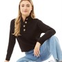 Brave Soul Womens Whitehall Jumper Black