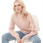Brave Soul Womens Sahara Jumper Pink Dust