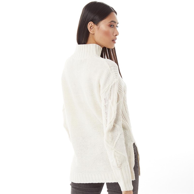 Brave Soul Womens Herald Jumper Cream