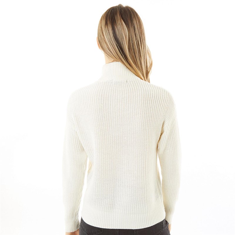 Brave Soul Womens Whitehall Jumper Ivory