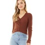 Brave Soul Womens Lullaby Cardigan Mid Brown