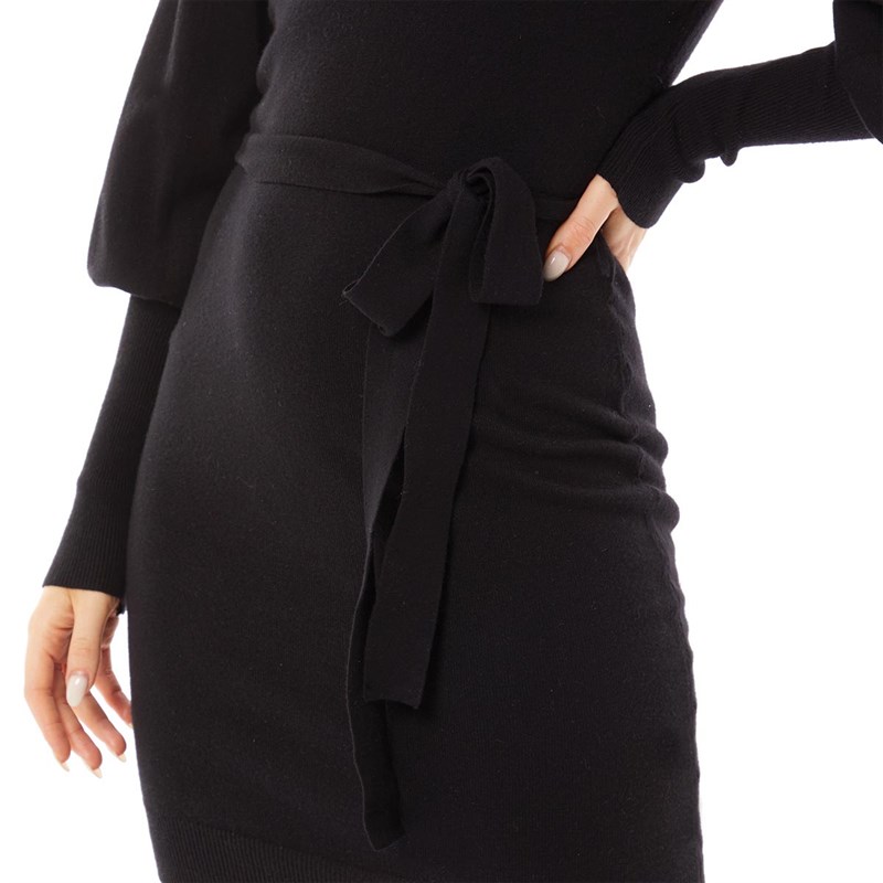 Brave Soul Womens Zodiac Dress Black