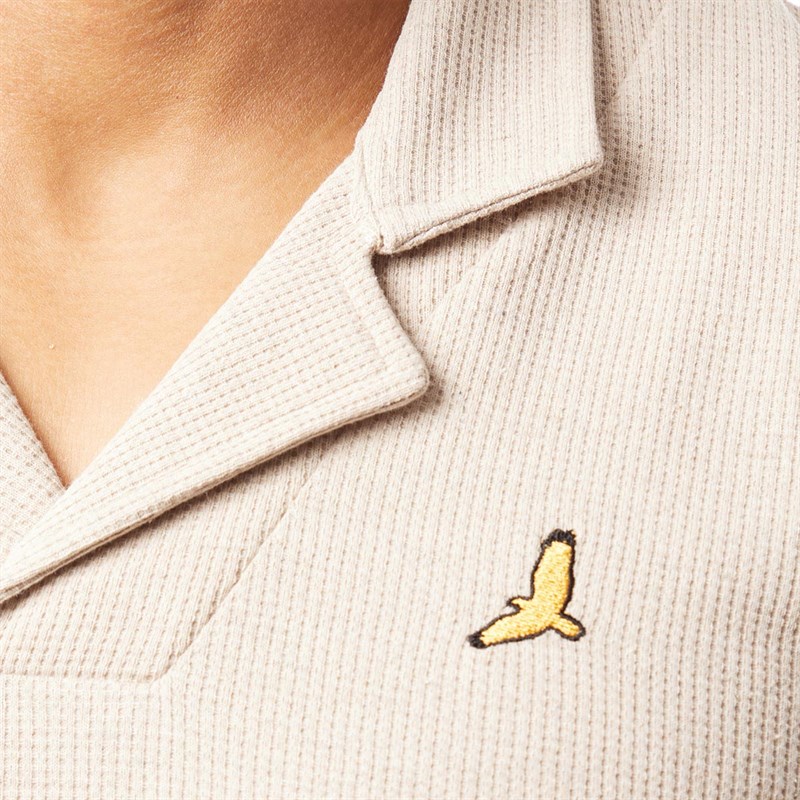 Brave Soul Mens Sonomab Polo Light Sand