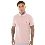 Brave Soul Mens Story Polo Pale Pink