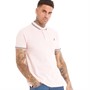 Brave Soul Mens Kanoh Polo Summer Pink/Navy