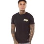 Brave Soul Mens Plaza T-Shirt Jet Black