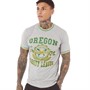Brave Soul Mens Patton T-Shirt Light Grey Marl