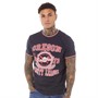 Brave Soul Mens Patton T-Shirt Dark Navy