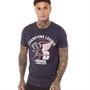 Brave Soul Mens Newry T-Shirt Navy