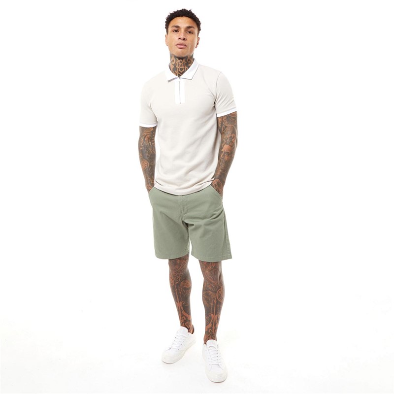 Brave Soul Mens Antalya Polo Stone