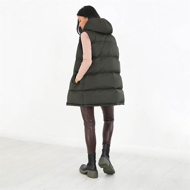 Brave Soul Dames Cello Bodywarmers Kaki