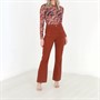 Brave Soul Pantalons Décontractés Dani Femme Rouge-Marron