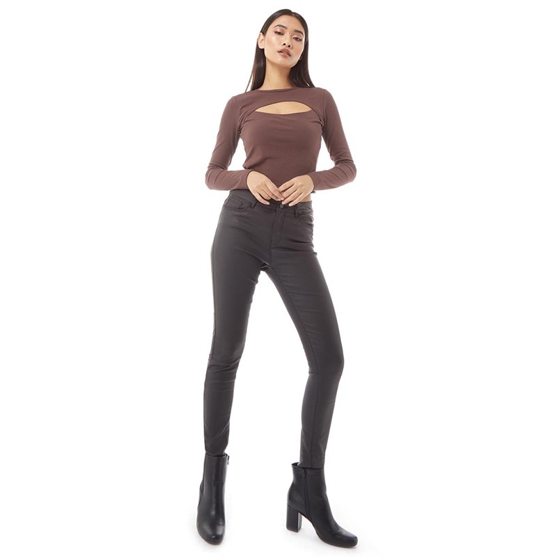 Brave Soul Hauts Hinchy Femme Chocolat