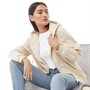 Brave Soul Sweats à Capuche Amali Femme Ecru