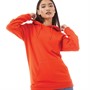 Brave Soul Sweats à Capuche Clara Femme Rouge Orangé