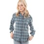 Brave Soul Chemises à Manches Longues Shana Femme Bleu