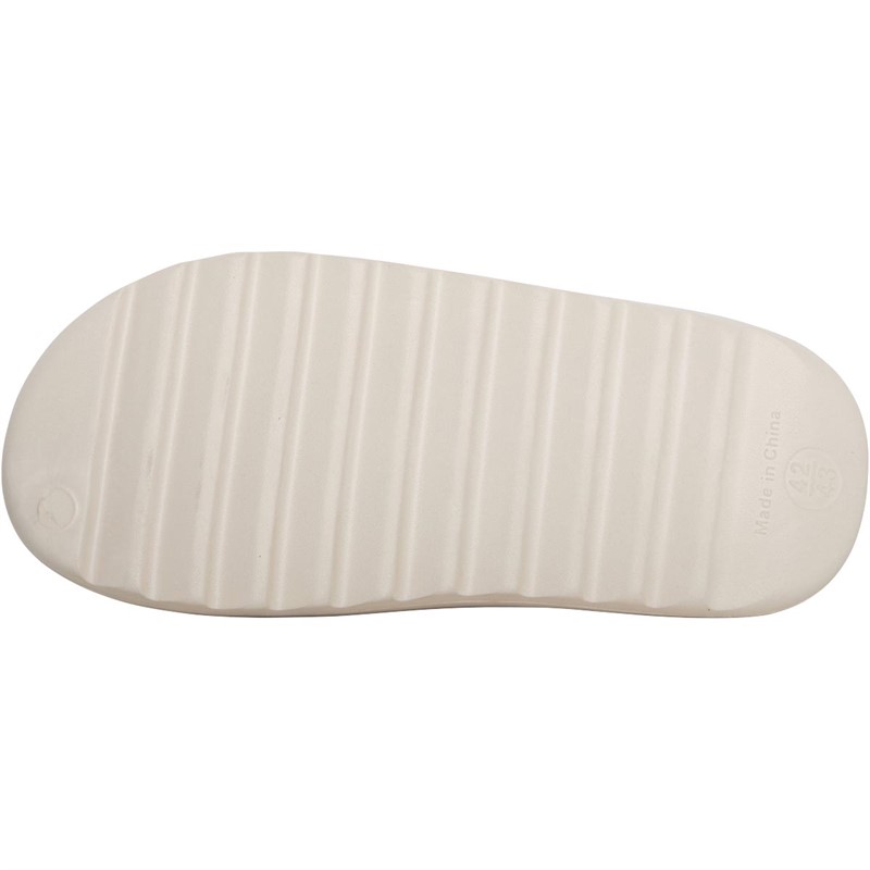 Brave Soul Mens Yaz 2 Slides Stone