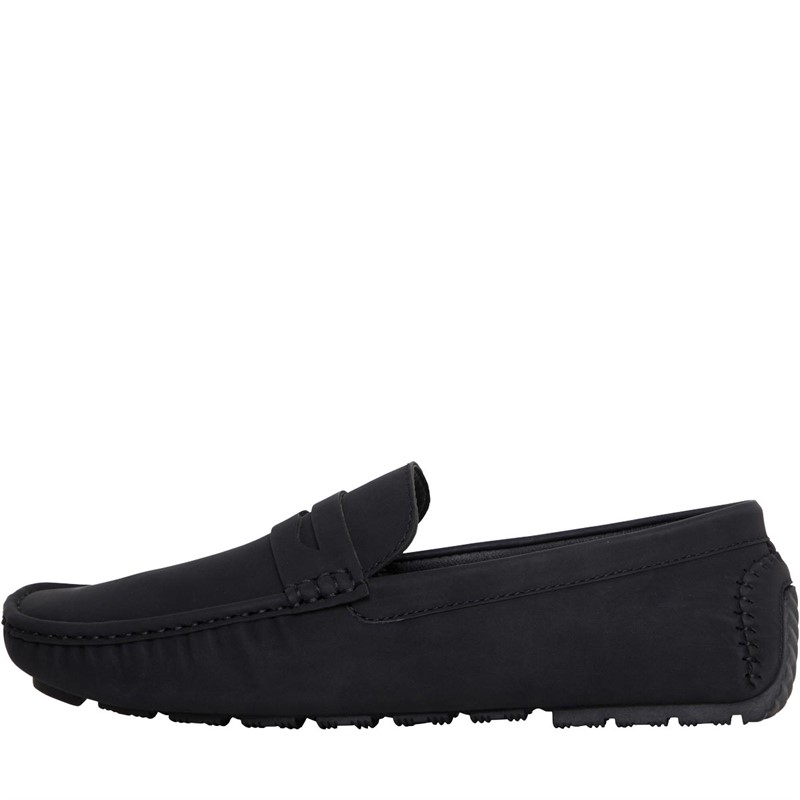 Buy Brave Soul Mens Web Loafers Black