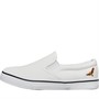 Brave Soul Junior Boys Skate Eagle Slip On Canvas Pumps White