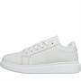 Brave Soul Junior Boys Royal Trainers Mono White