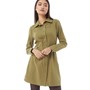 Brave Soul Womens Seema Utility Dress Khaki