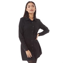 Brave Soul Womens Seema Utility Dress Black