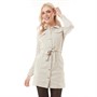 Brave Soul Womens Farrow Long Sleeve Corduroy Dress Stone