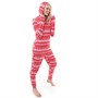 Brave Soul Womens Noel Christmas Onesie Red